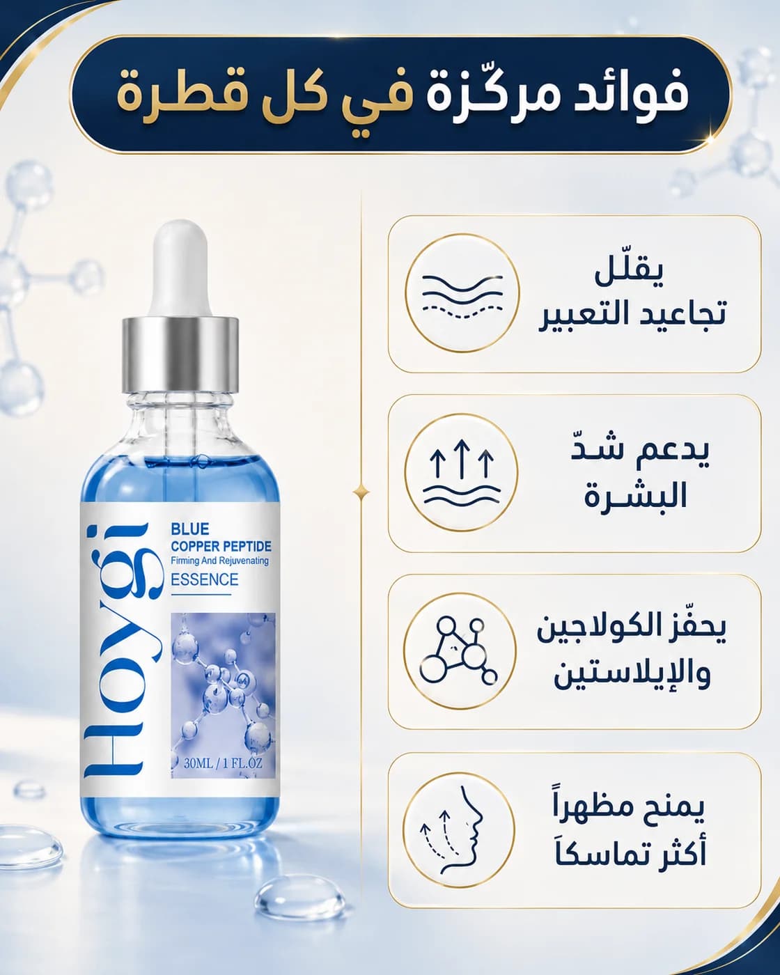 مكونات سيروم الببتايد الأزرق